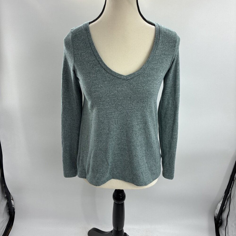 American Eagle Womens Size XS Soft & Sexy Plush Sweater Blue Long Sleeve Top